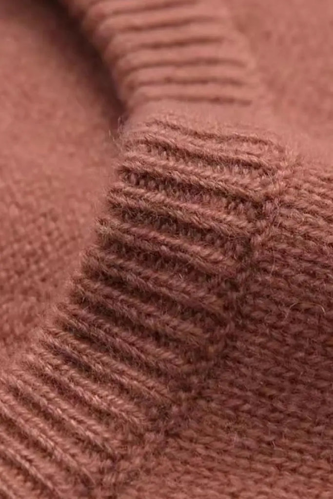 Fibflx Women's Classic Heavyweight 100 Cashmere Crewneck Sweater