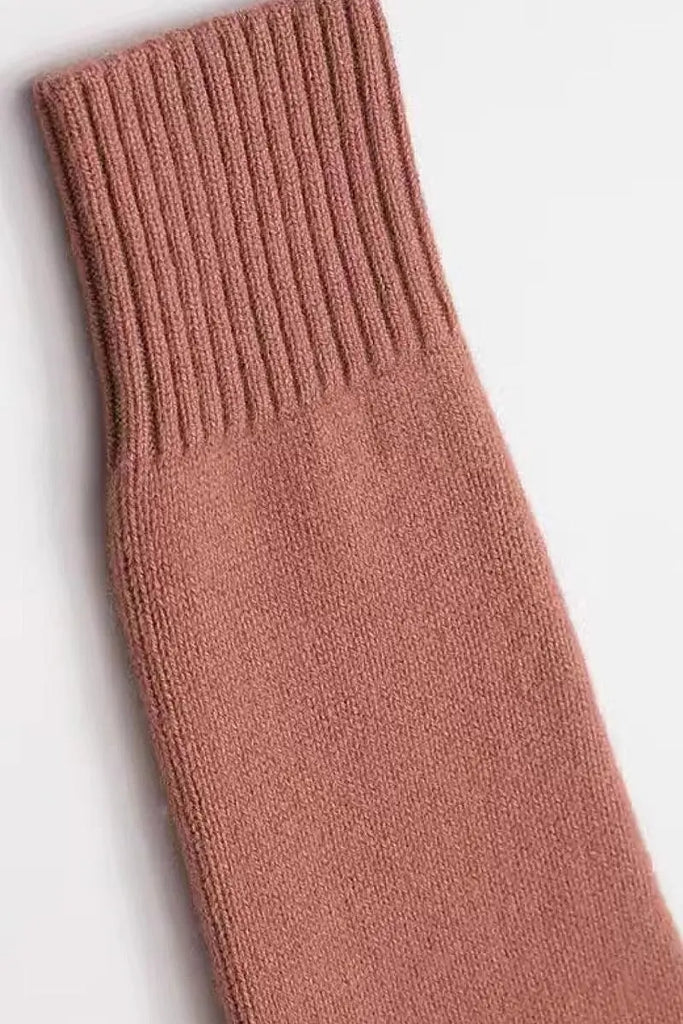 Fibflx Women's Classic Heavyweight 100 Cashmere Crewneck Sweater