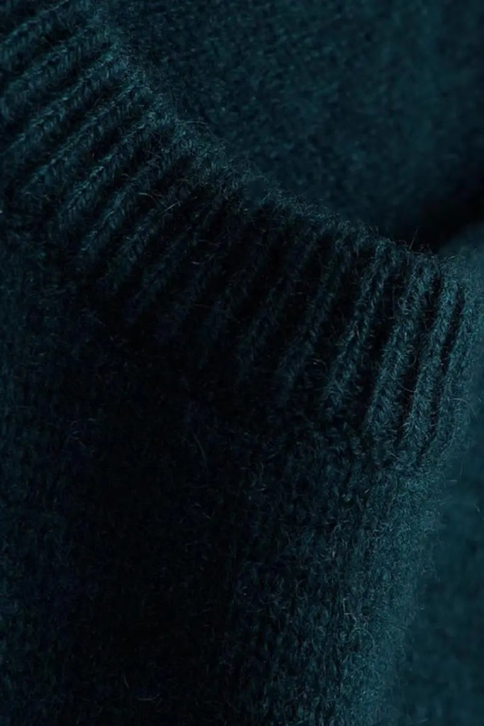 Fibflx Women's Classic Heavyweight 100 Cashmere Crewneck Sweater