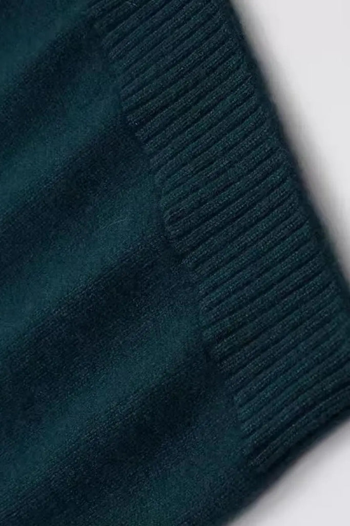 Fibflx Women's Classic Heavyweight 100 Cashmere Crewneck Sweater