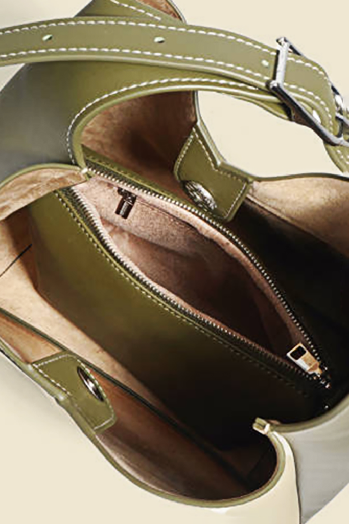 Fibflx Women's Color Block Leather Shoulder Hobo bag