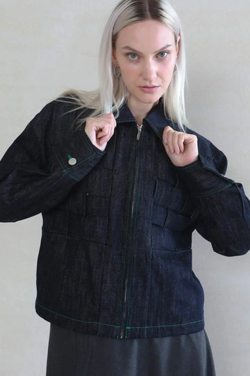 Fibflx Women's Cotton Jean Jacket
