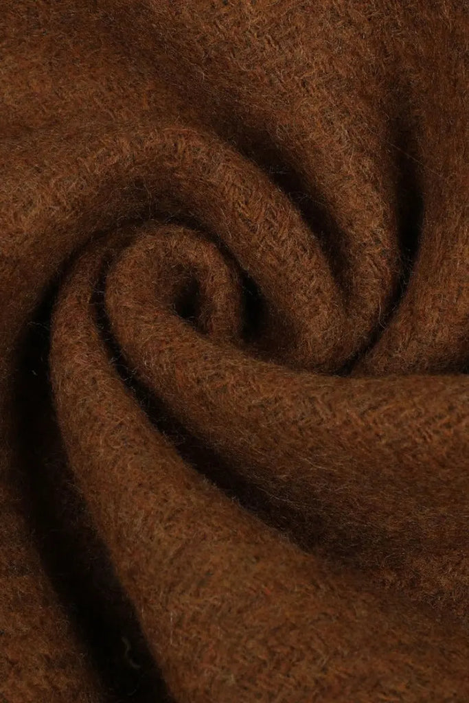 Fibflx Women's Cozy Wool Blend Hooded Scarf