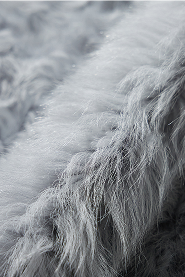 Crewneck Cropped Lambskin Lined  Coat toscana shearling coat Fibflx