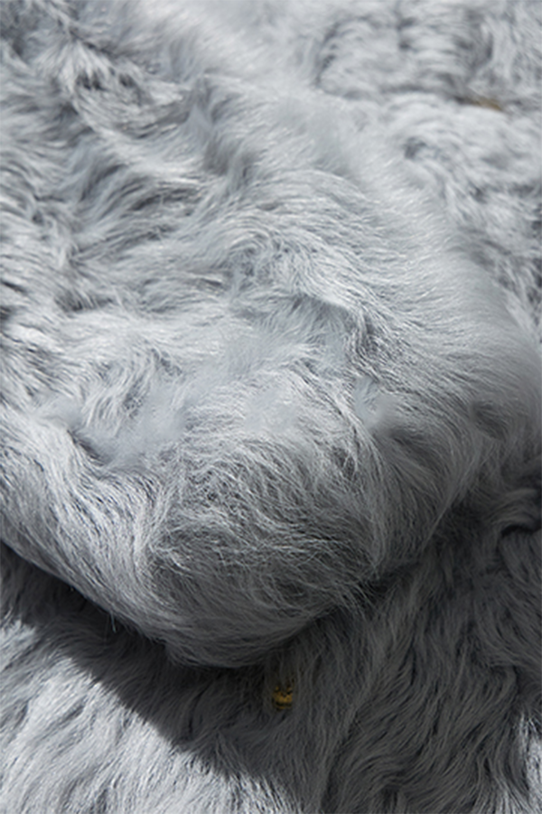 Crewneck Cropped Lambskin Lined  Coat toscana shearling coat Fibflx