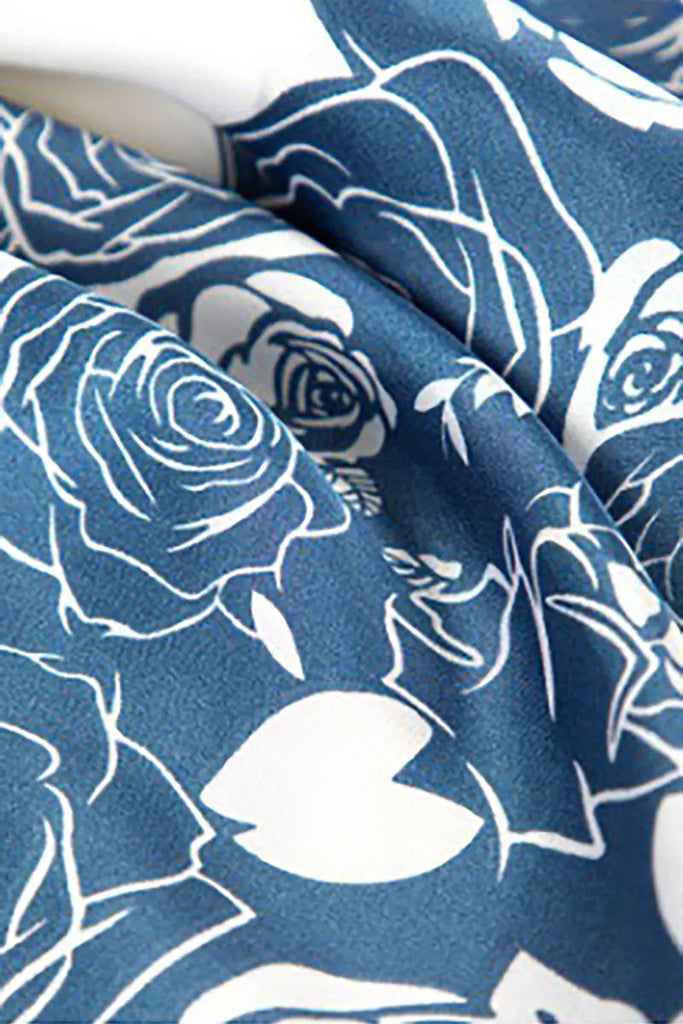 Floral Square Bandana Scarf - Fibflx