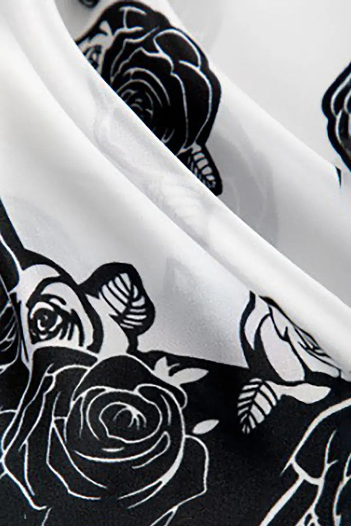 Floral Square Bandana Scarf - Fibflx