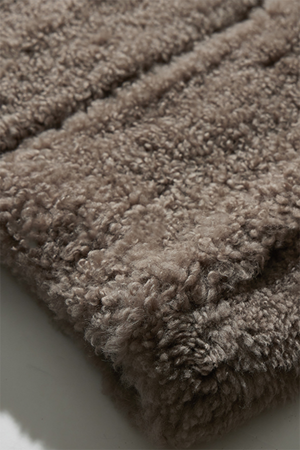 Fluffy Crop Shearling Teddy Coat with Hood Fibflx