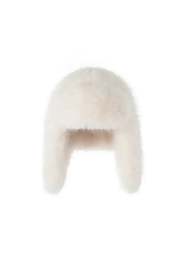 Fluffy Faux Fur Ushanka Hat Fibflx