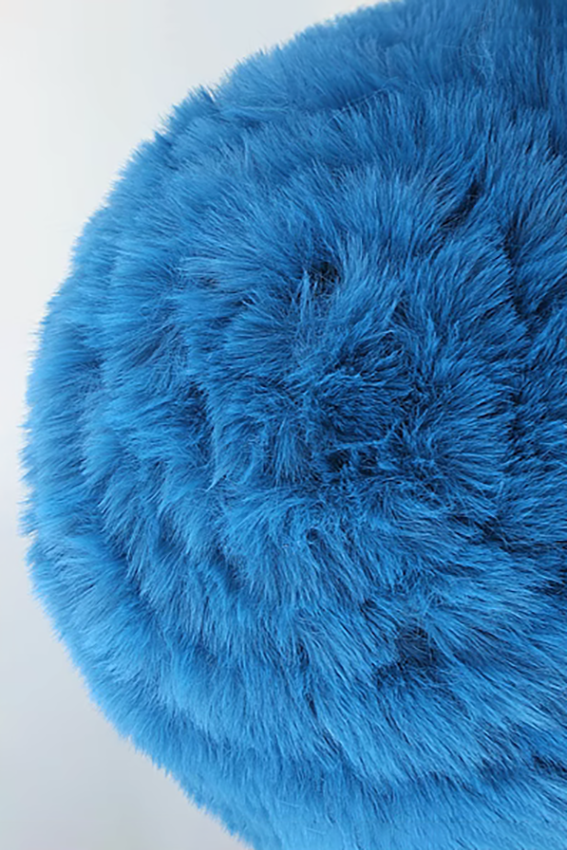 	Fluffy Rabbit Fur Hat