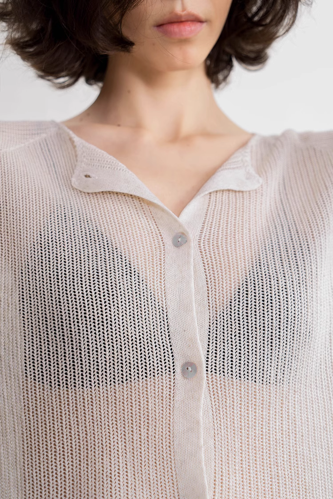 Fibflx Women's French Chic Versatile Crochet Cardigan