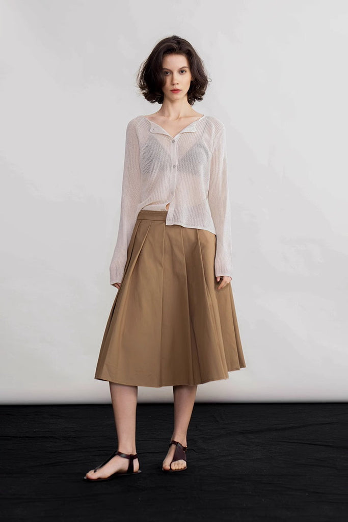 Fibflx Women's French Chic Versatile Crochet Cardigan