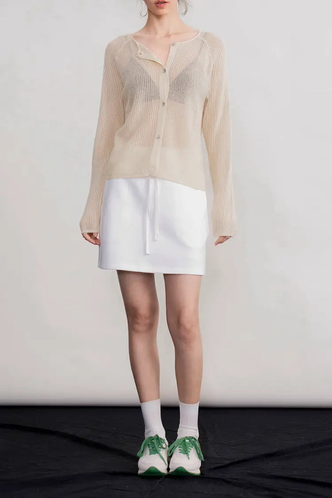 French Chic Versatile Crochet Cardigan Fibflx