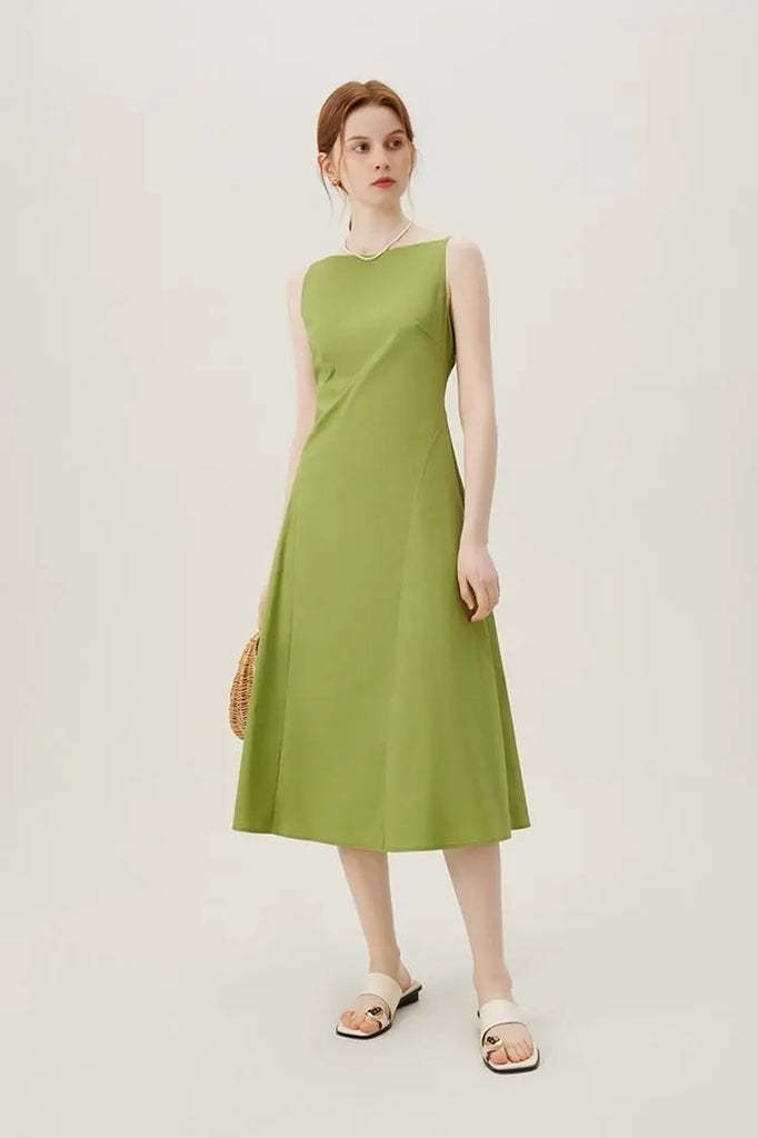 Fibflx Women's French Style Black Formal Dress