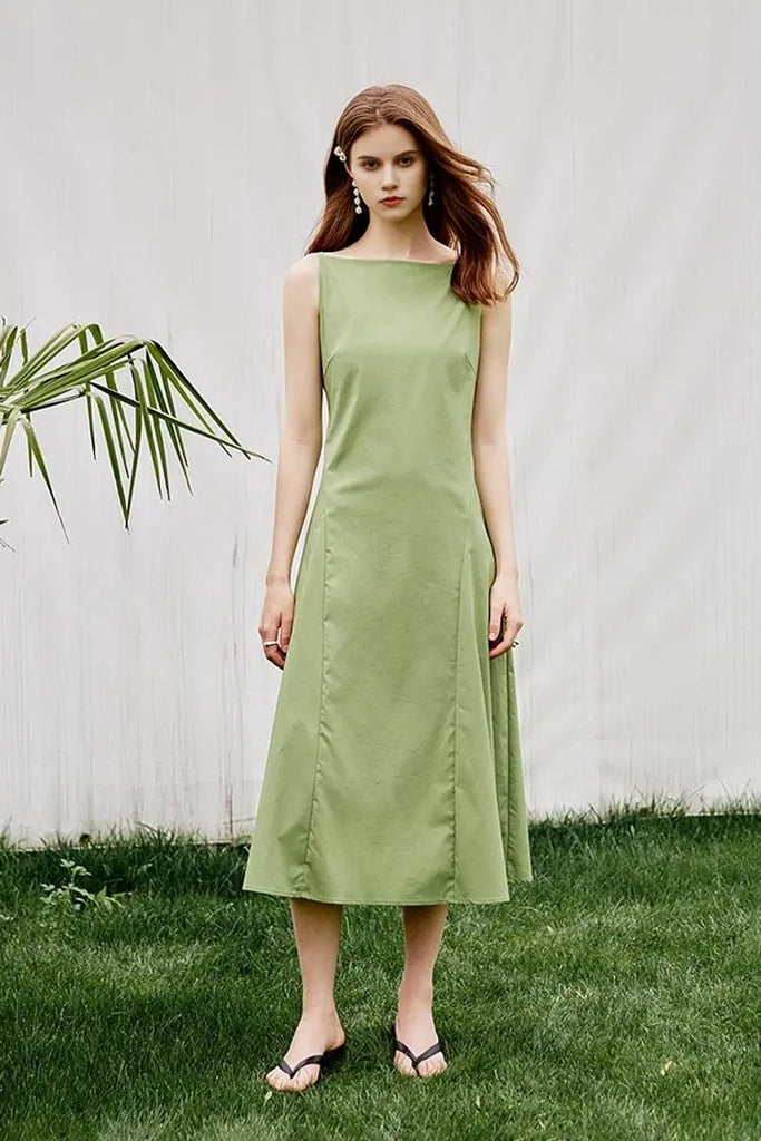 Fibflx Women's French Style Black Formal Dress