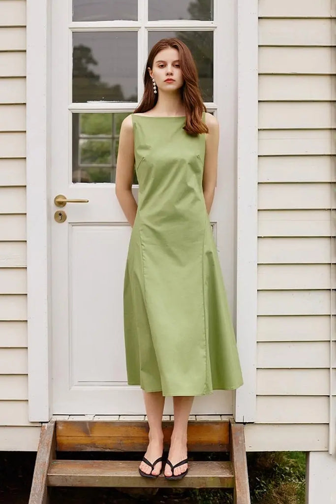 Fibflx Women's French Style Black Formal Dress