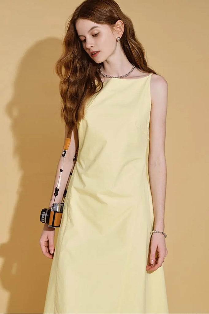 Fibflx Women's French Style Black Formal Dress