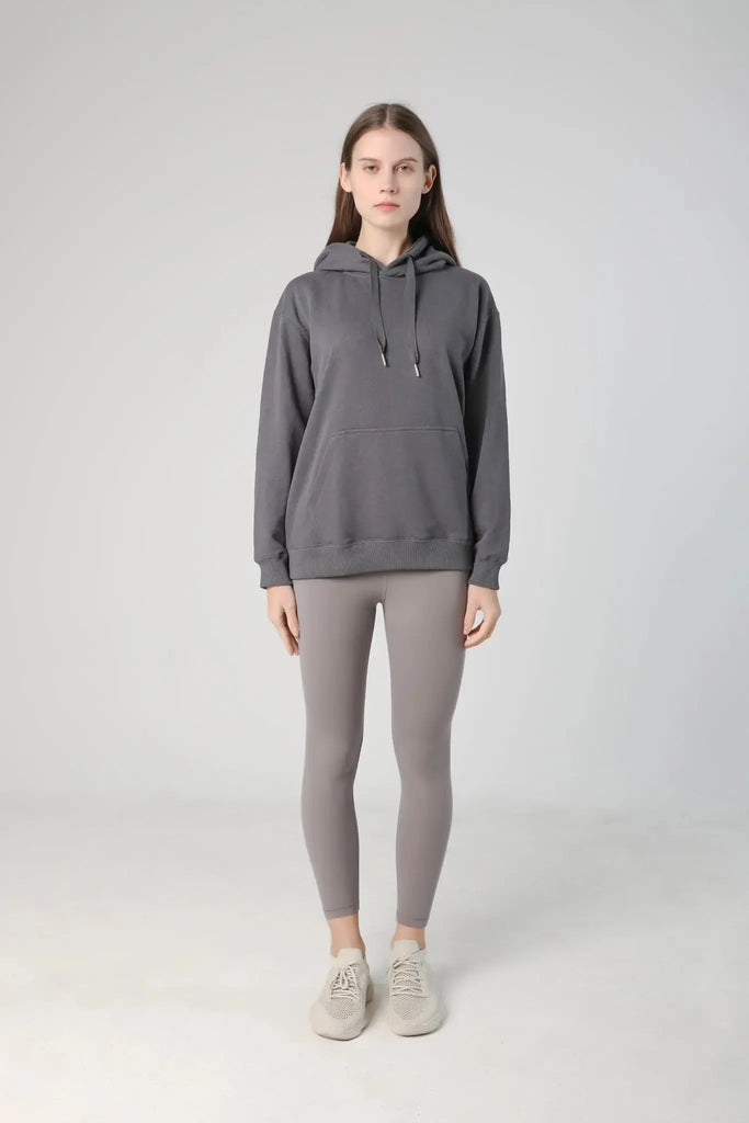 Fibflx Women's French Terry Hoodie in Cotton