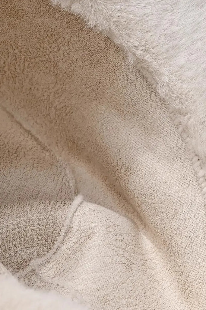 Fibflx Women's Fuzzy Faux Mink Fur Bucket Hat