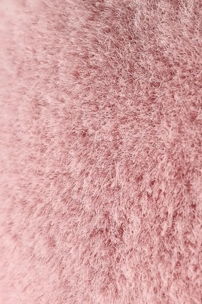 Fibflx Women's Fuzzy Faux Mink Fur Bucket Hat