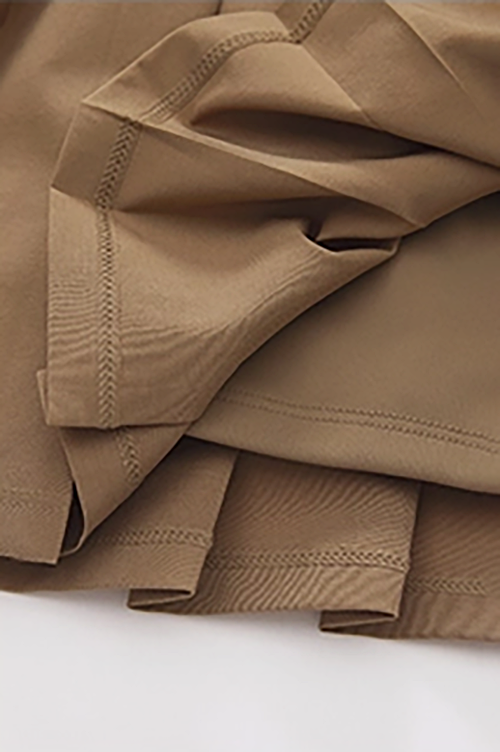 High Waist Pleated Mini Tennis Skirt Fibflx