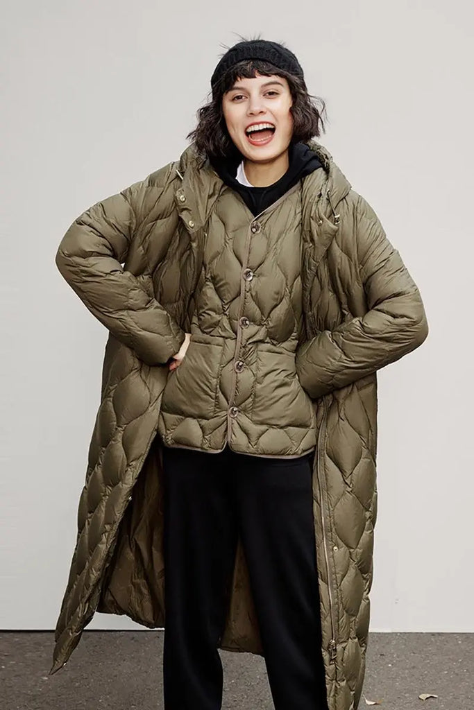 Fibflx Women's Lightweight Quilted Itilian Goose Down Vest