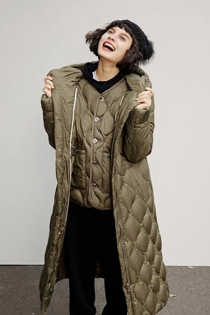 Fibflx Women's Lightweight Quilted Itilian Goose Down Vest