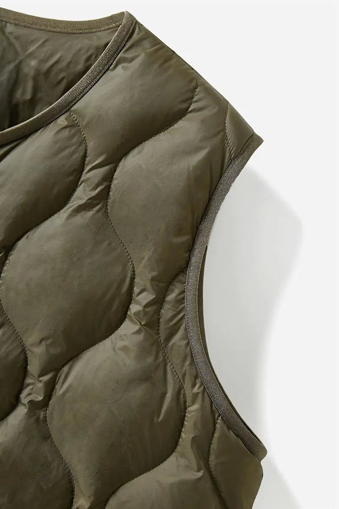 Fibflx Women's Lightweight Quilted Itilian Goose Down Vest