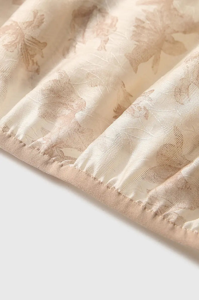 Lightweight Sheer Jacquard Bomber Jacket in Tencel Fibflx