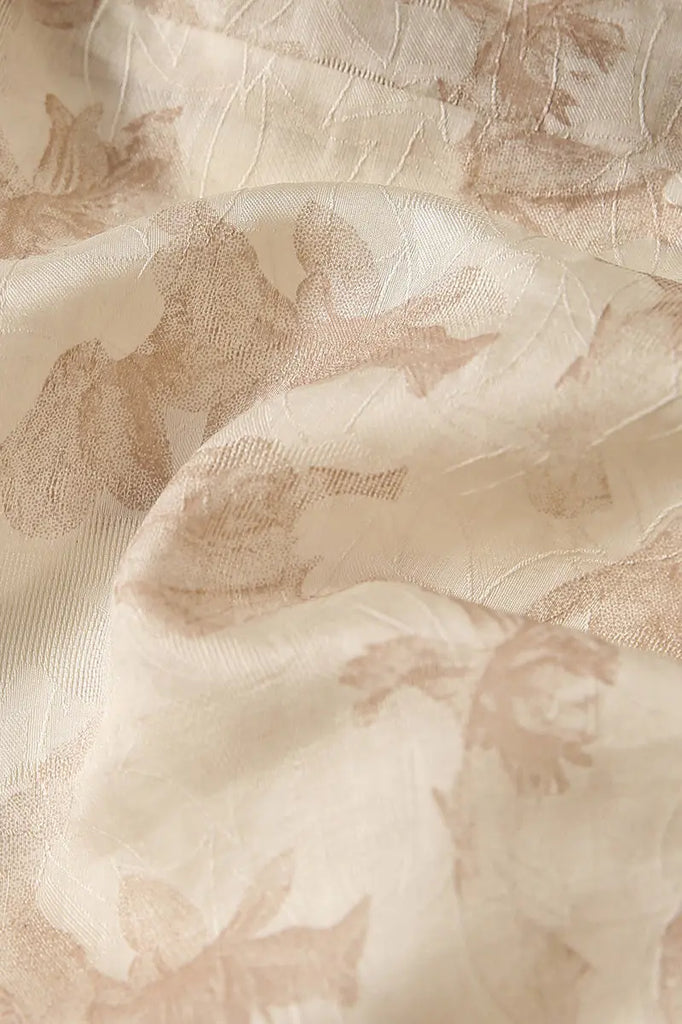 Lightweight Sheer Jacquard Bomber Jacket in Tencel Fibflx