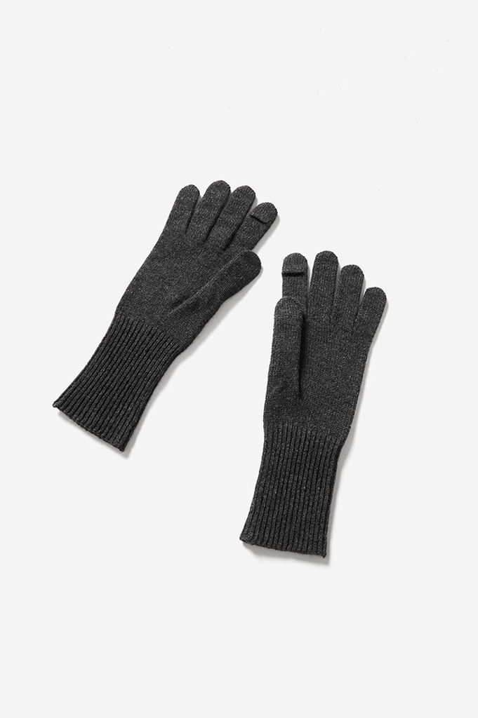 Long Cuff Cashmere Thermal Finger Gloves - Fibflx