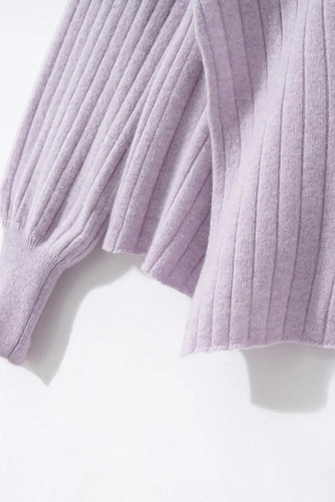 Fibflx Women's Luxe 100 Cashmere Ribbed V-Neck Sweater