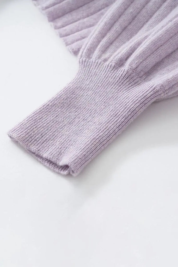 Fibflx Women's Luxe 100 Cashmere Ribbed V-Neck Sweater