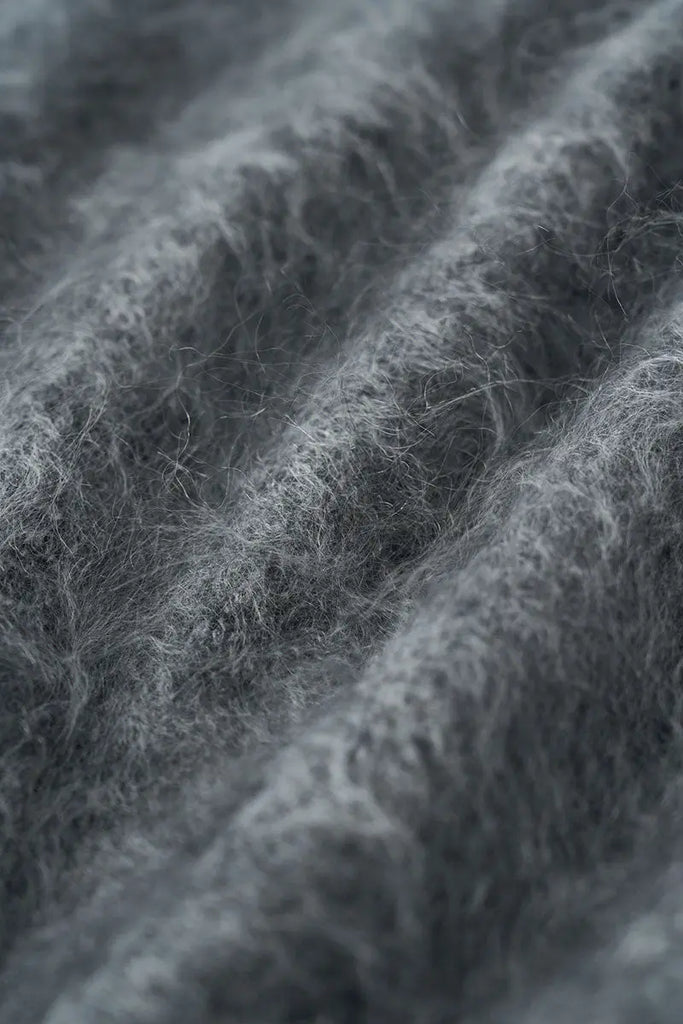 Fibflx Women's Luxe Brushed Cashmere Quarter Zip Sweater