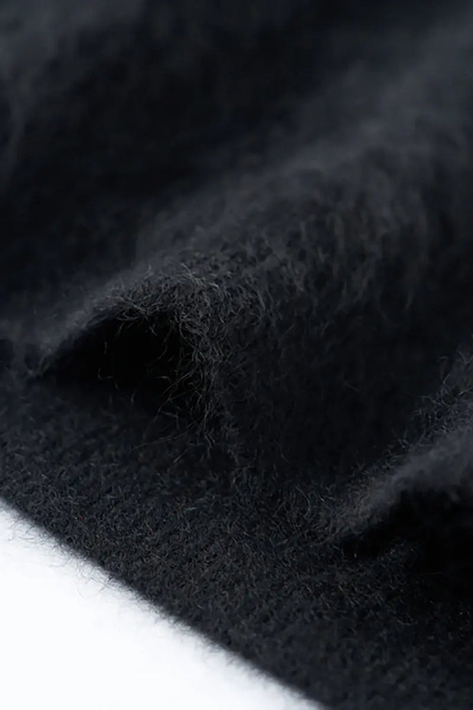 Fibflx Women's Luxe Brushed Cashmere Quarter Zip Sweater