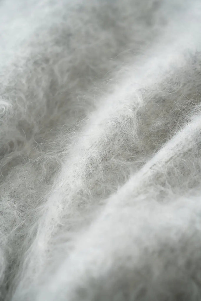 Fibflx Women's Luxe Brushed Cashmere Quarter Zip Sweater