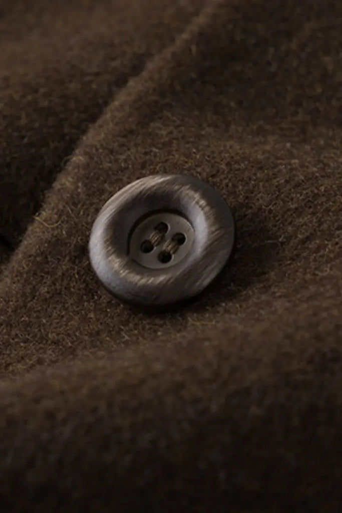 Fibflx Women's Luxe Oversized Reversible Double Faced Silk Wool Coat