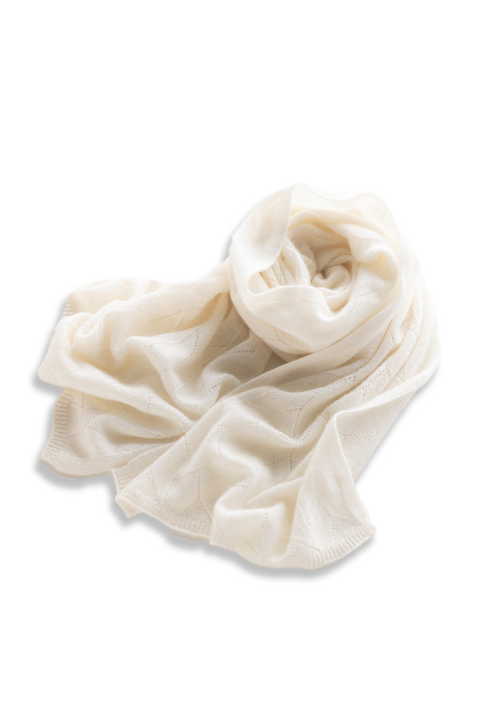 Luxurious 100 Cashmere Knit Wrap Shawl Fibflx