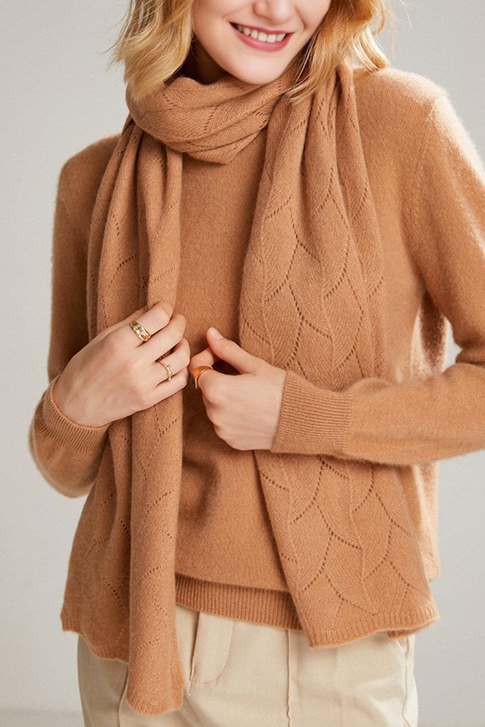 Luxurious 100 Cashmere Knit Wrap Shawl Fibflx