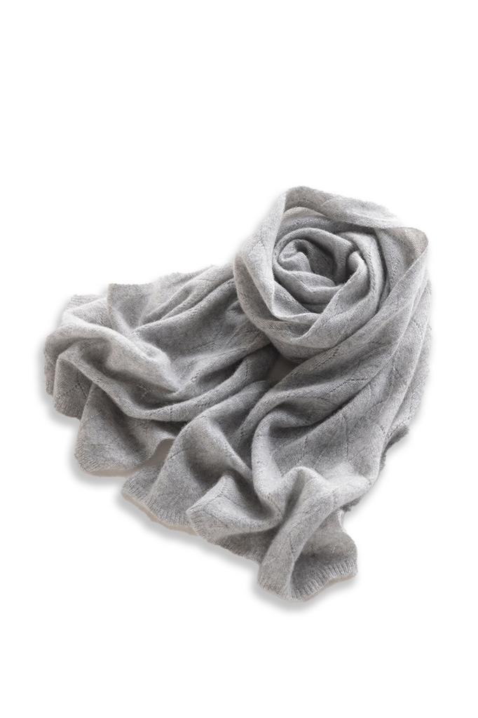 Luxurious 100 Cashmere Knit Wrap Shawl Fibflx