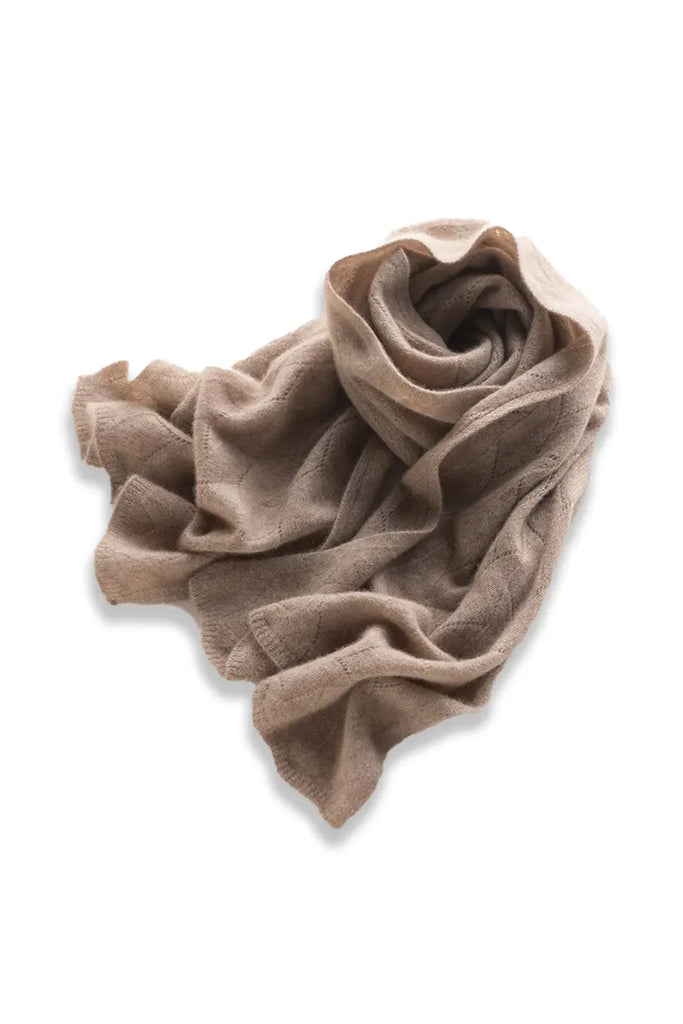 Luxurious 100 Cashmere Knit Wrap Shawl Fibflx