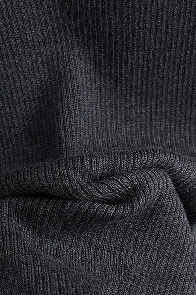 Fibflx Women's Mandarin Inspired Merino Wool Crew Neck Cardigan