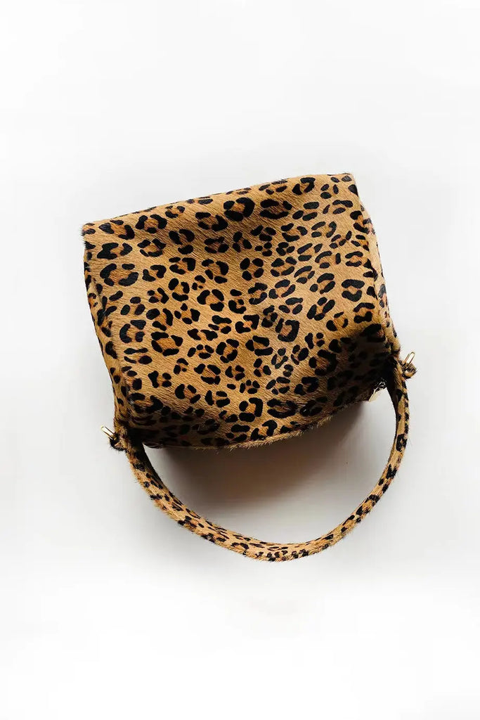 Mini Shearling Top Handle Handbag Fibflx