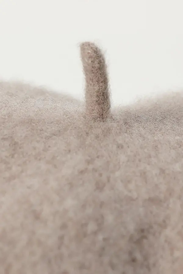 Multi-colored Merino Wool French Beret Hat Fibflx