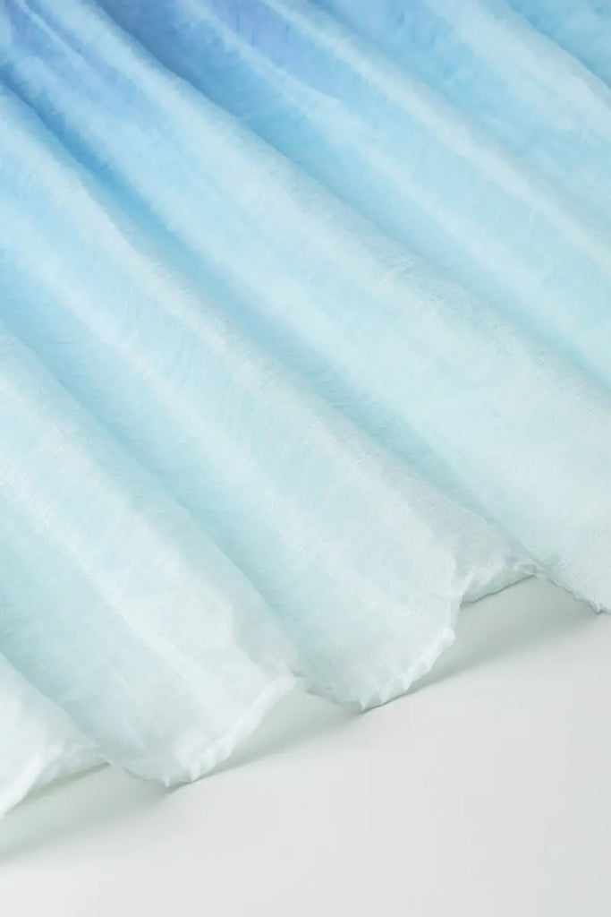 Ombre Sleeveless Trapeze Midi Dresss  Fibflx