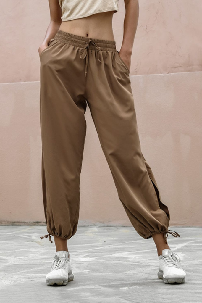 Fibflx Women's Oversized Drawstring Wide Leg Sweatpants