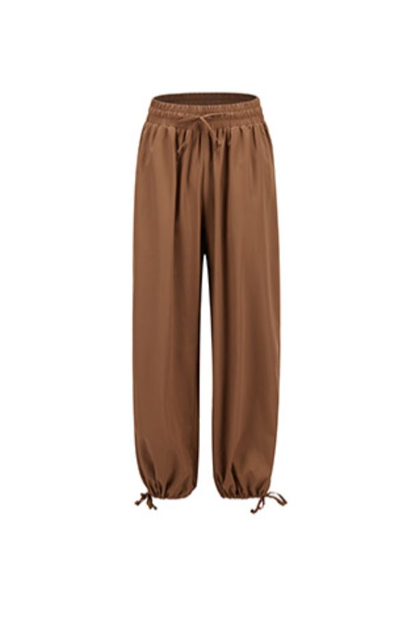 Fibflx Women's Oversized Drawstring Wide Leg Sweatpants