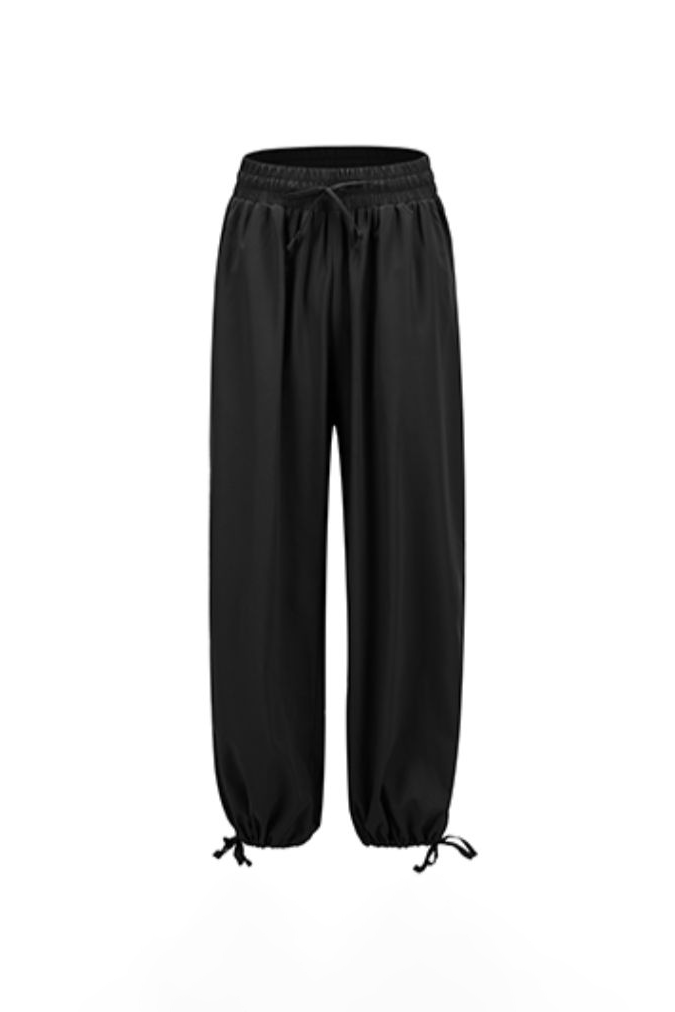 Fibflx Women's Oversized Drawstring Wide Leg Sweatpants