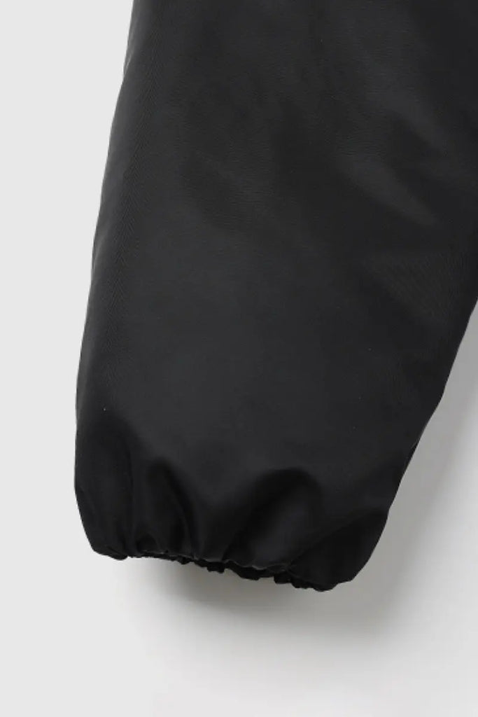 Fibflx Women's Oversized Water Repellent Bomber Puffer Coat with Toscana Shearling Collar