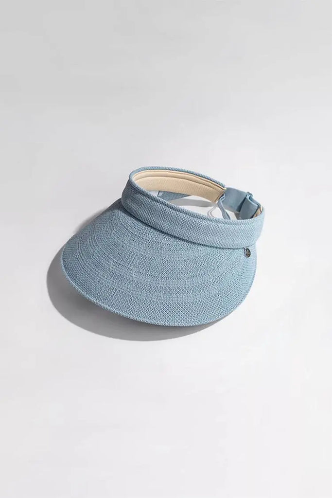 Fibflx Women's Packable Japanese Washi Paper Sun Visor with Adjustable Closure